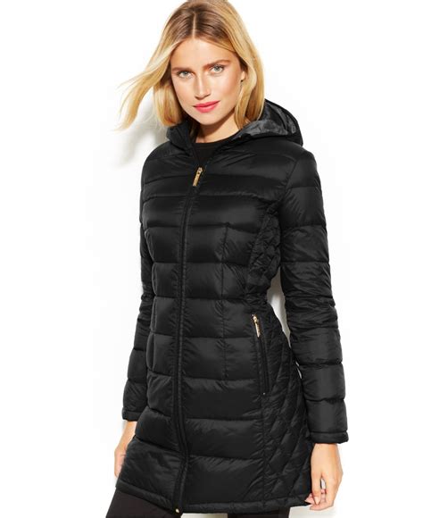 michael kors packable down puffer coat macy& 39|Michael Kors lightweight puffer coats.